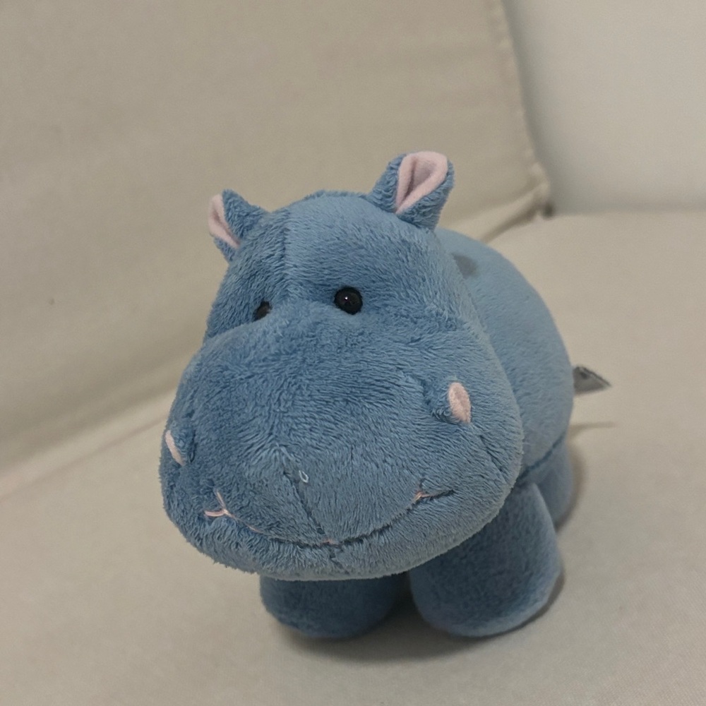 Russ Plush Blue Hippo Toy
